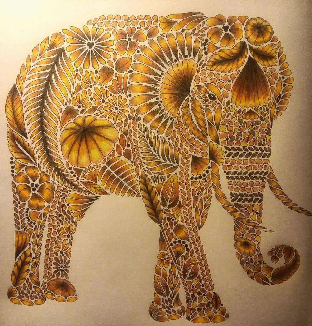 Роспись слона в индийском стиле
