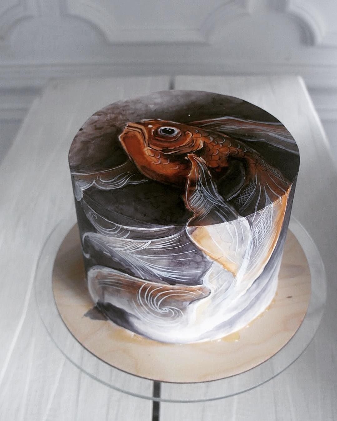 Торт с рыбками