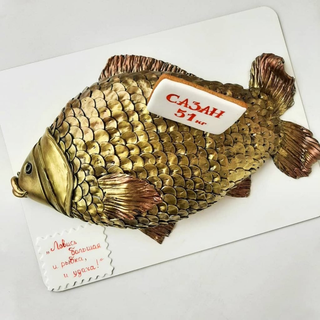 Торт для рыбака
