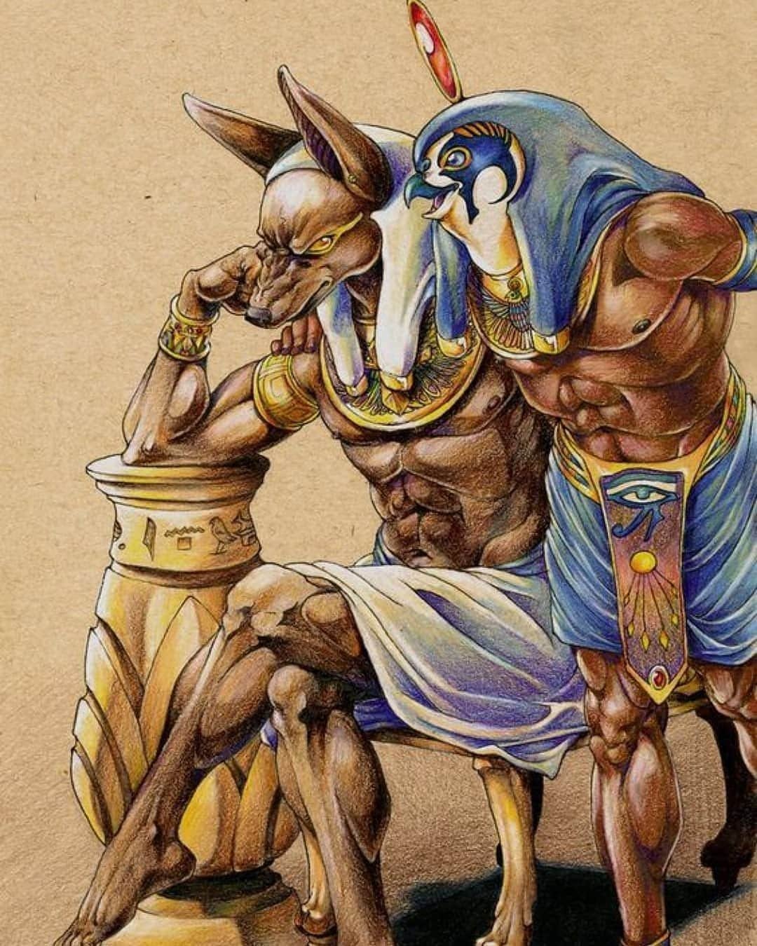 Храм Анубиса древний Египет