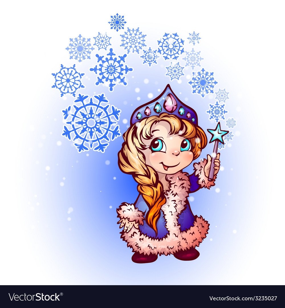 Снегурочка рисунок