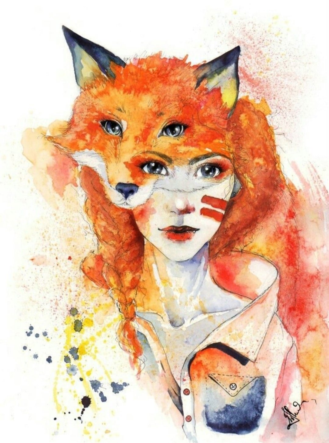 Лисы на рабочий стол