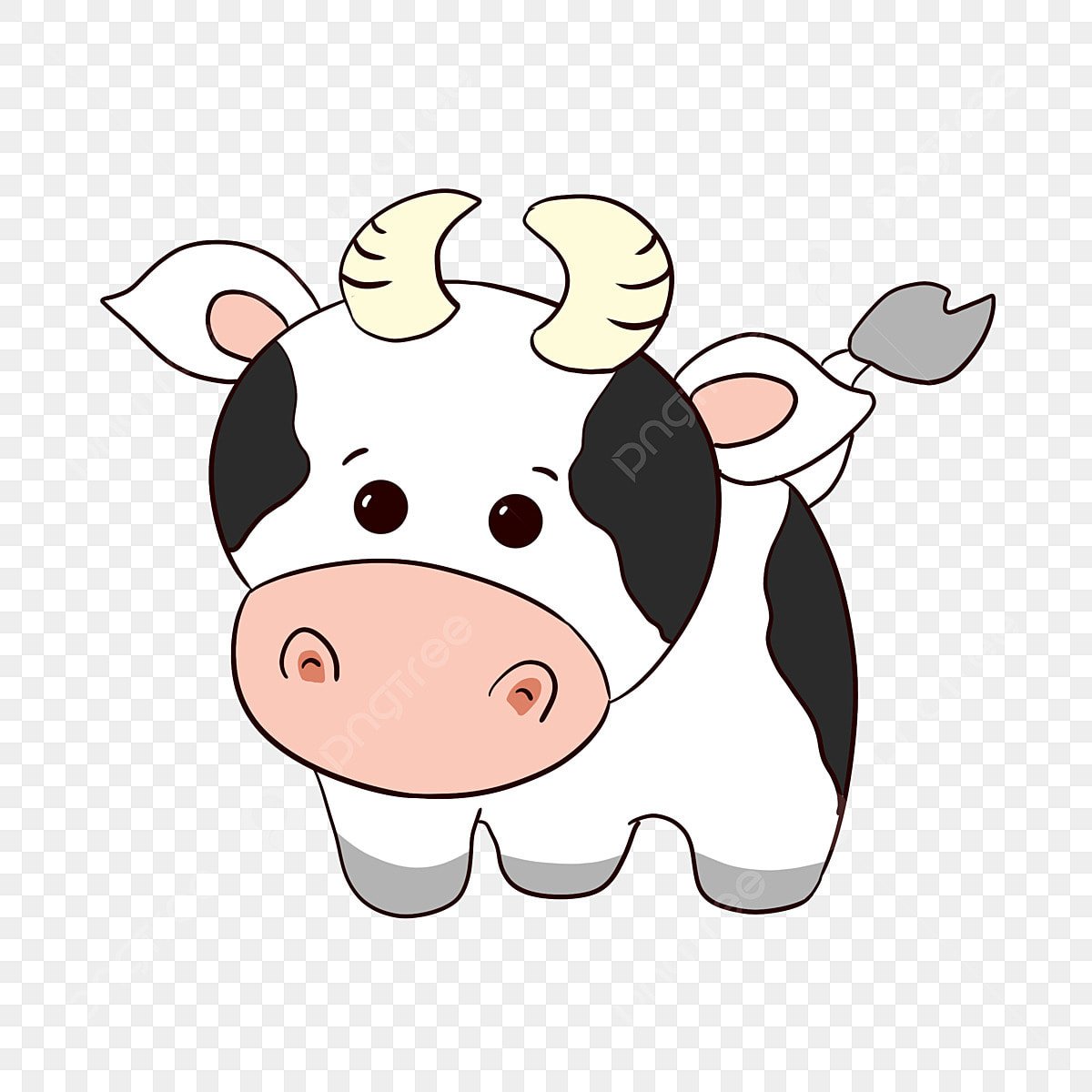 Корова мультяшные милые