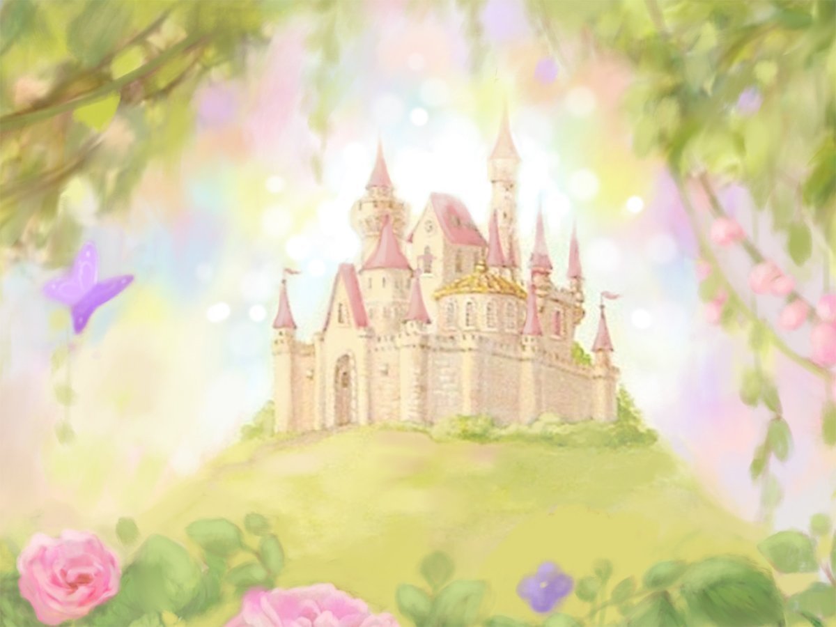 Рисование сказочный дворец