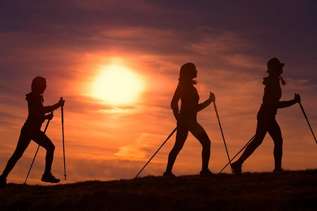 Финская ходьба с палками