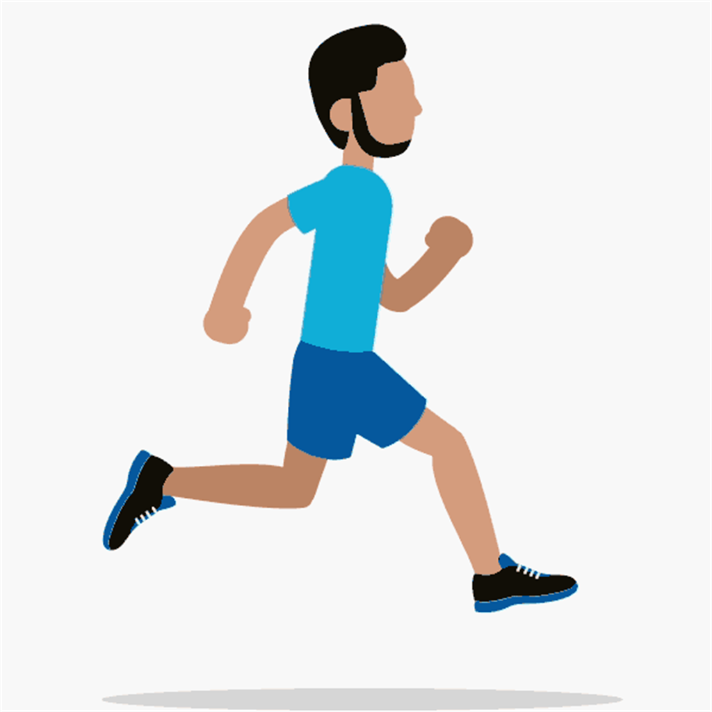 Бегущий человек анимация