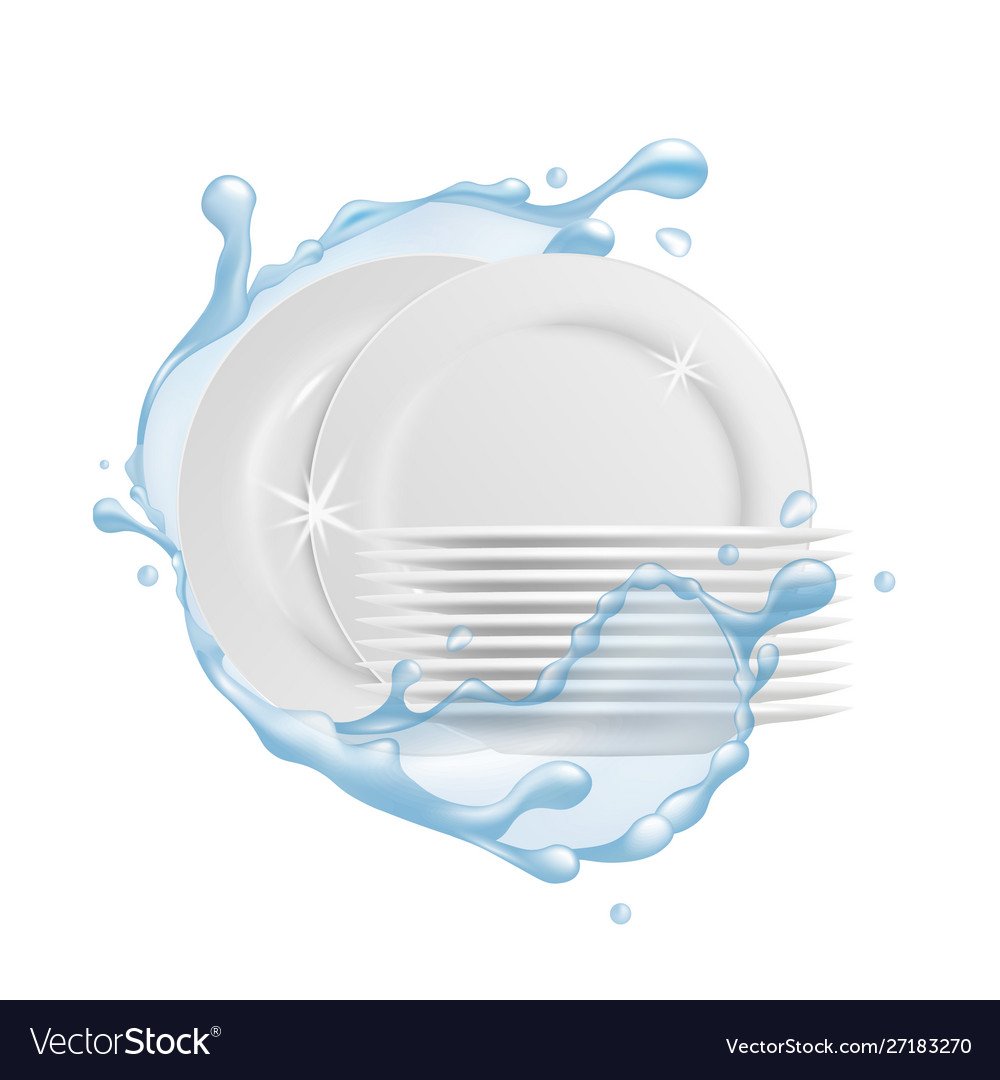 Мама моет посуду