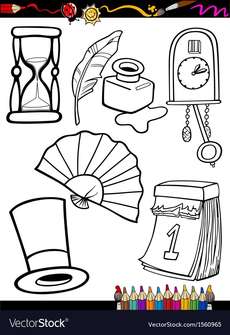 Старинные вещи карандашом