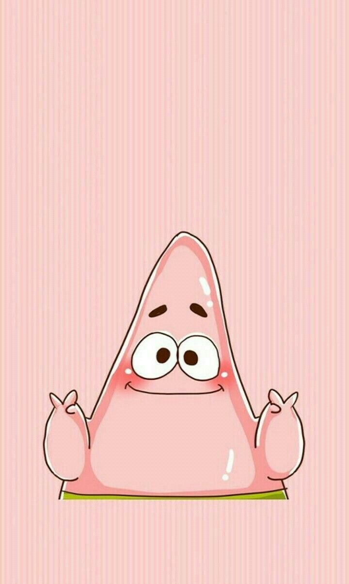 Патрик на розовом фоне