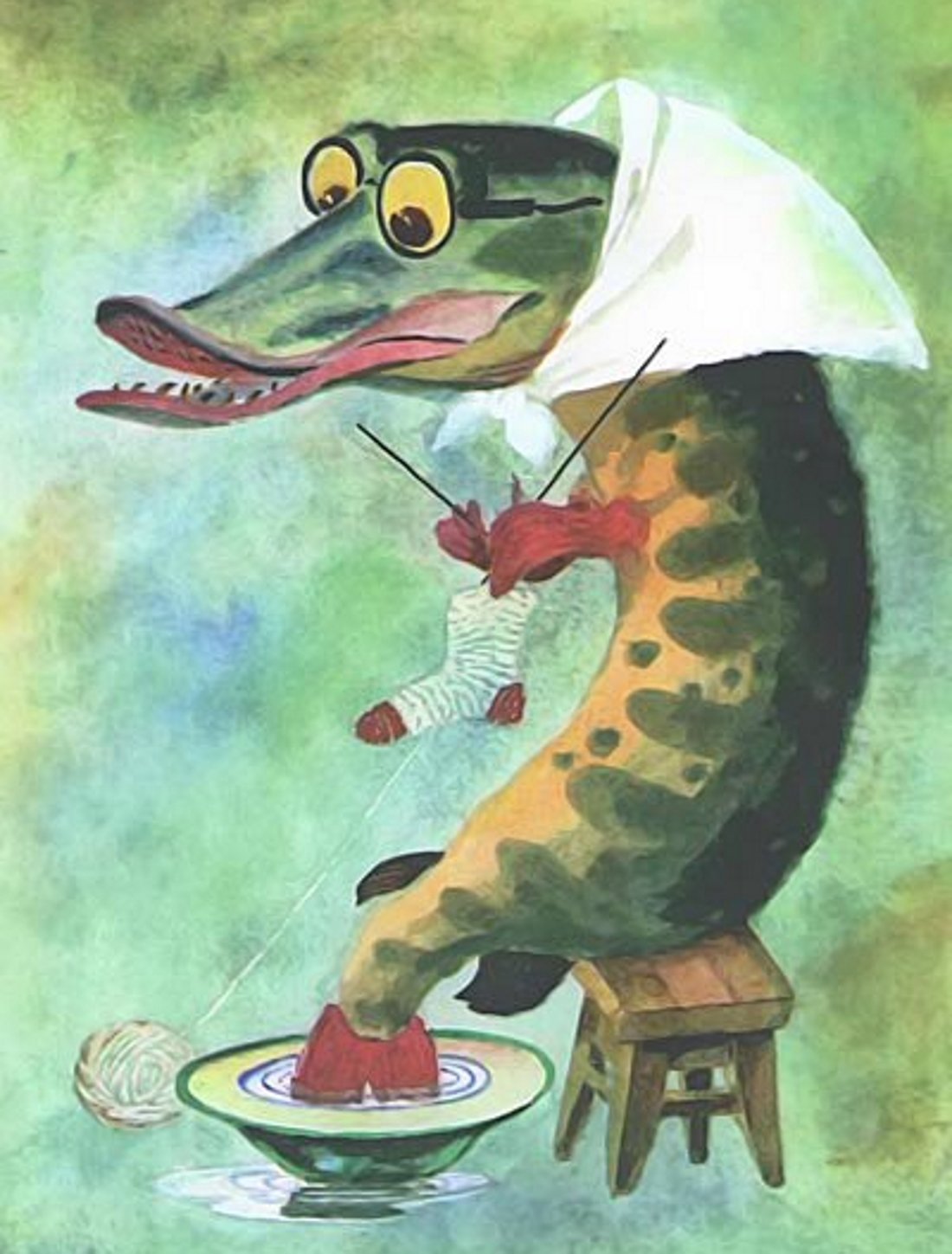 Сказка о глупом мышонке щука