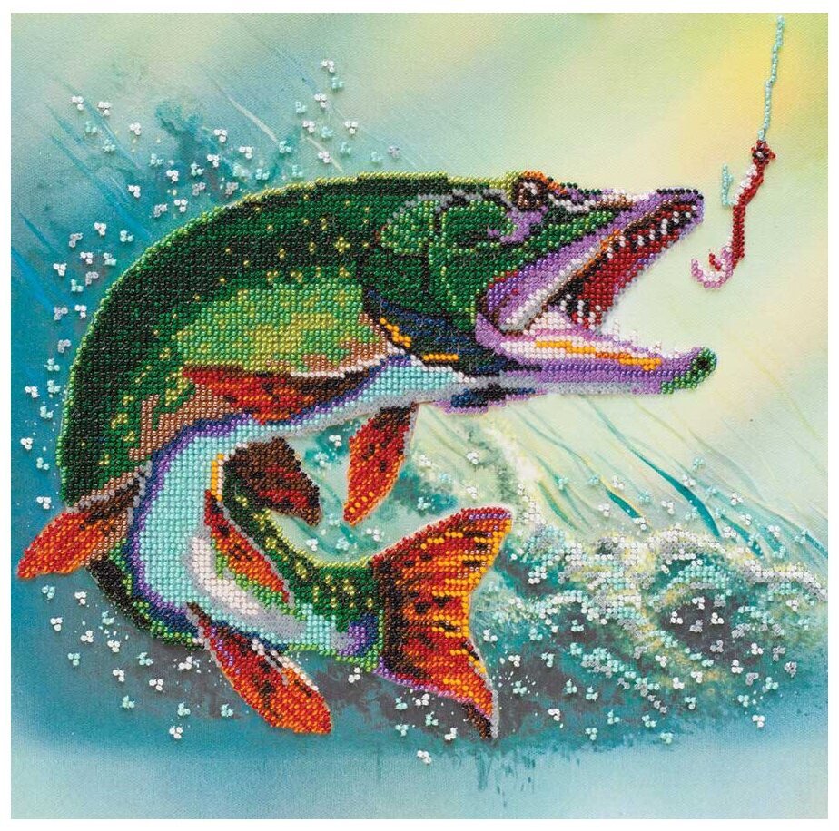 Вышивка крестом рыбы