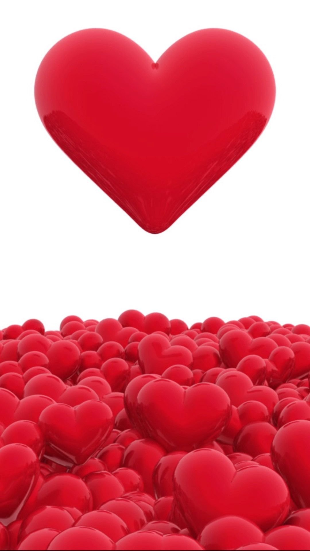 Открытка большое сердце