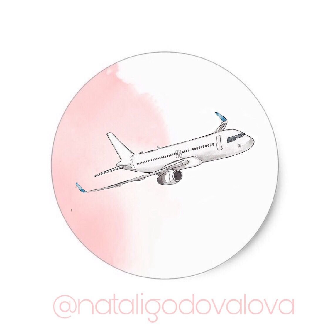 Иконки для Инстаграм самолет
