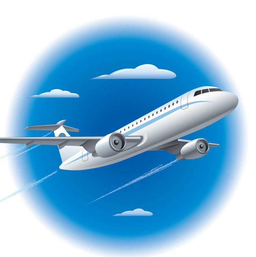 Самолет в круге