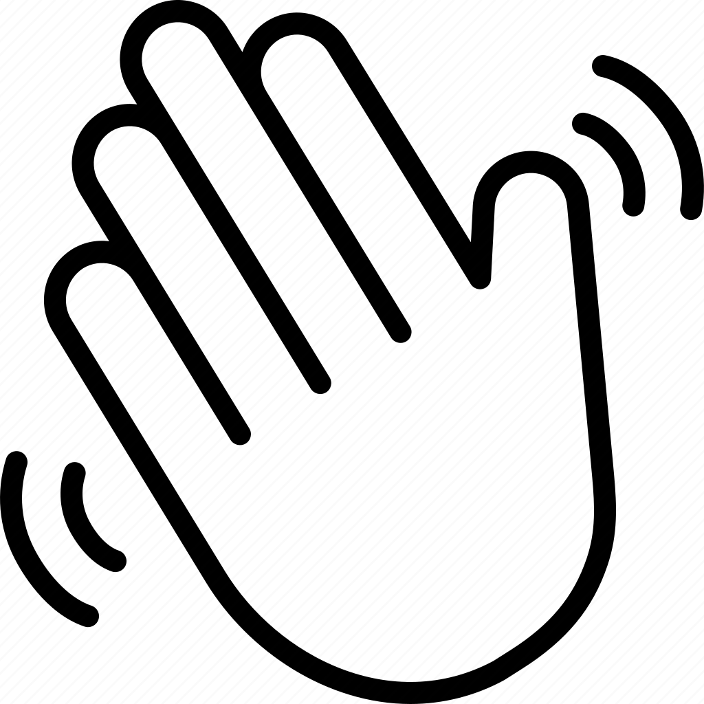 Символ приветствия рукой