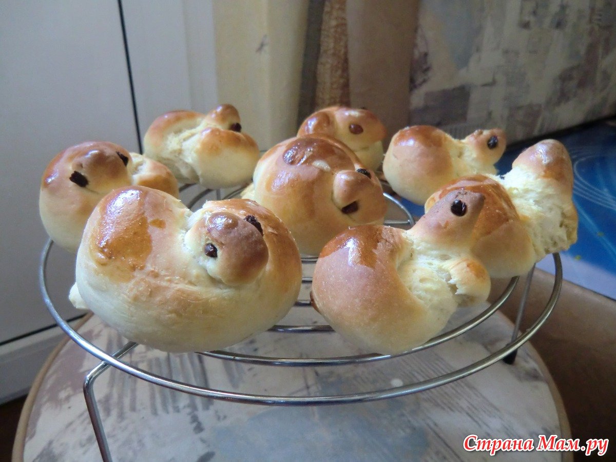 Птицы из теста