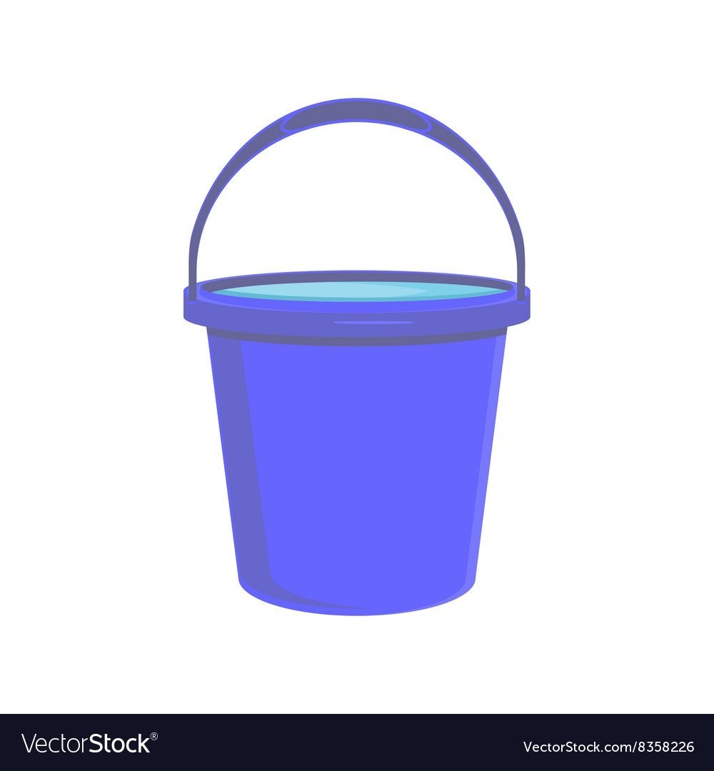 Мультяшное ведро с водой