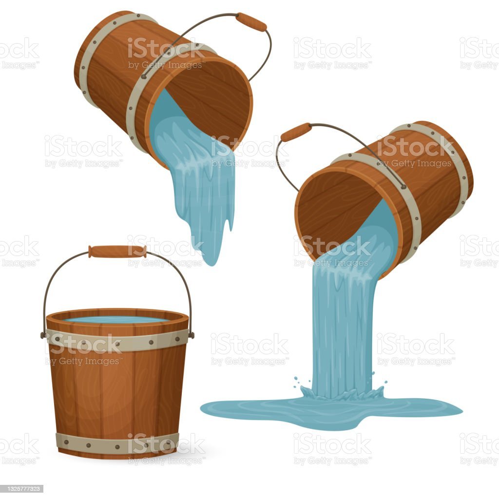 Ведро мультяшное