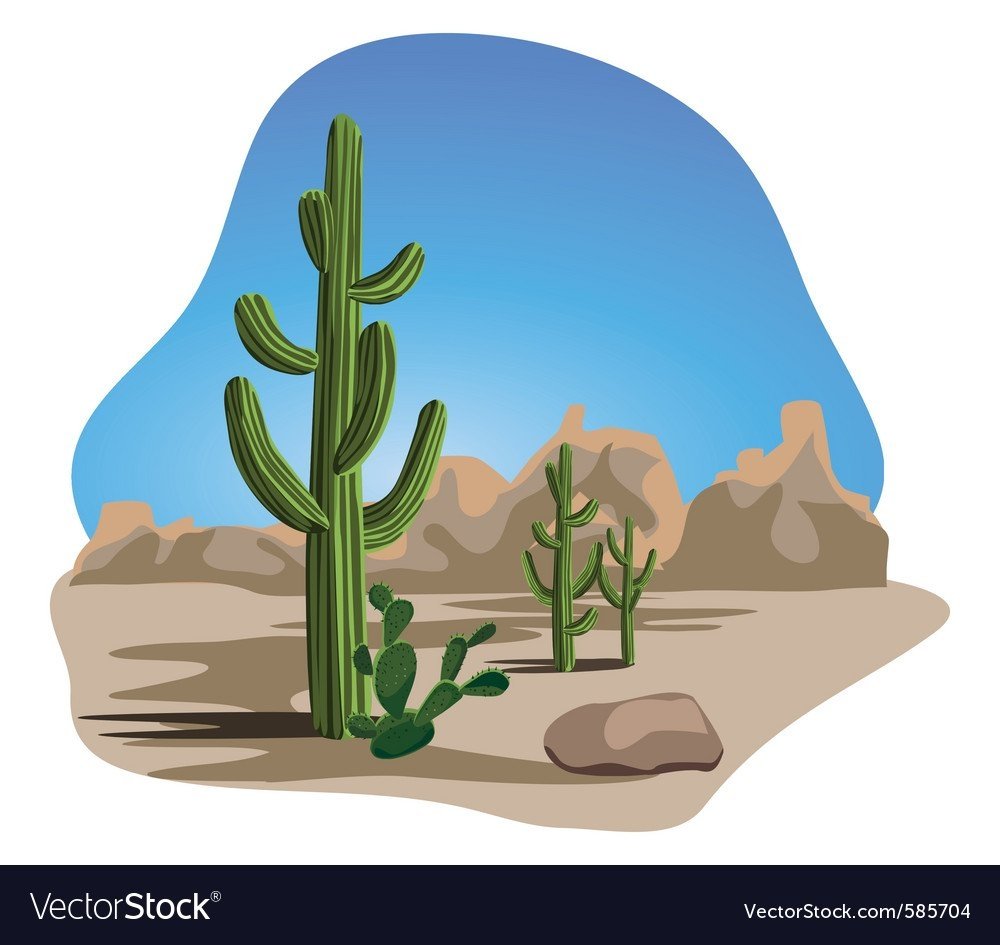 Пустыня рисунок