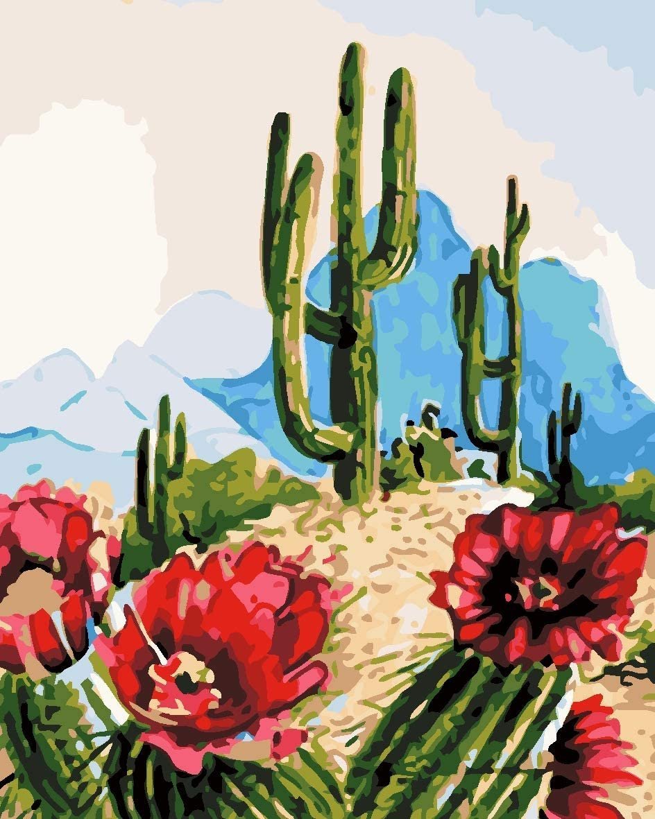 Кактусовая Долина иллюстрация картина