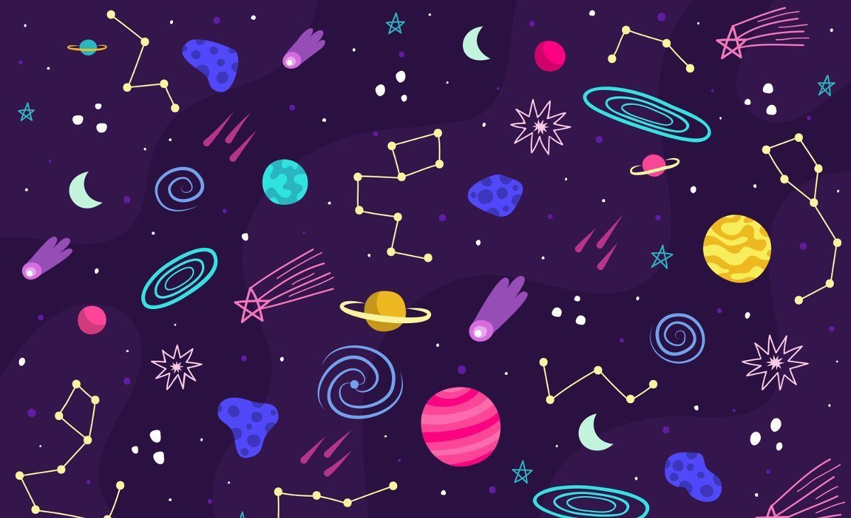 Планеты мультяшные