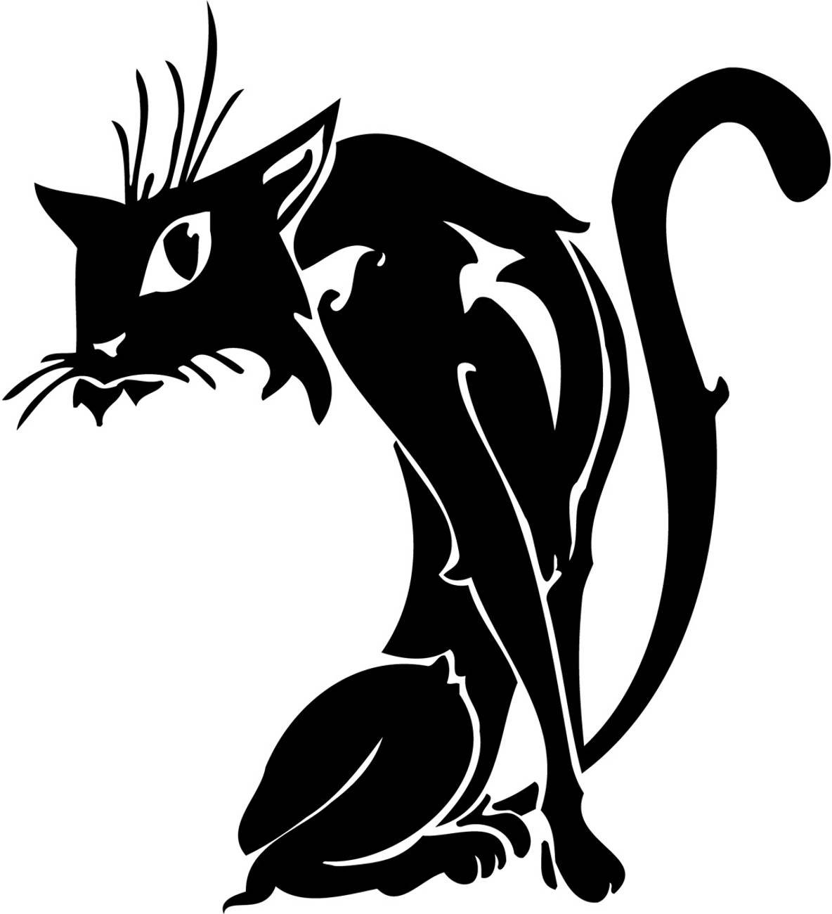 Кошка штриховая Графика