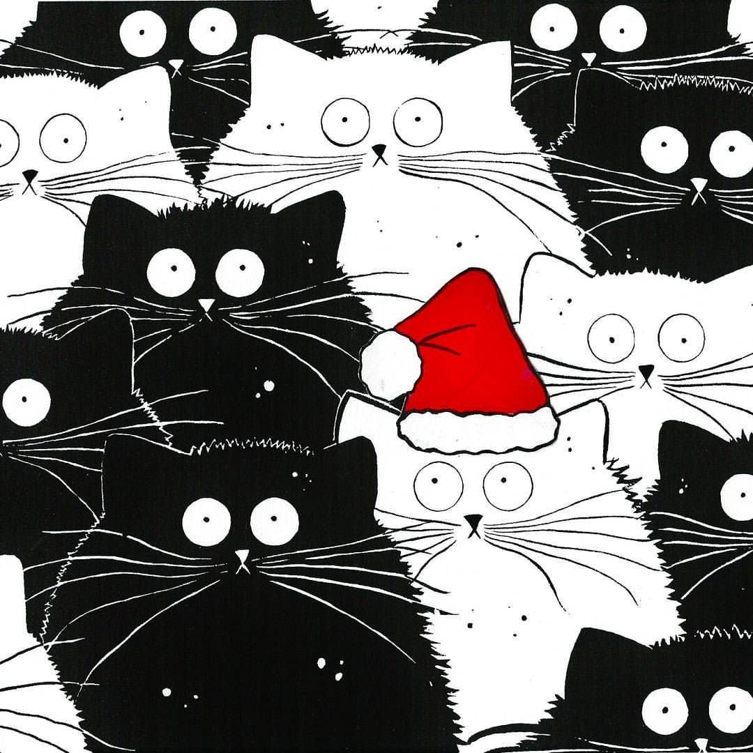 Стилизованная морда кота