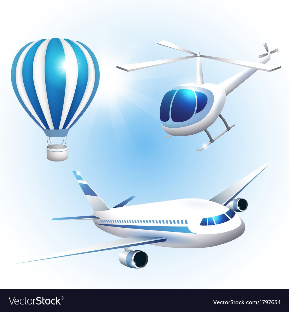 Воздушный транспорт для детей