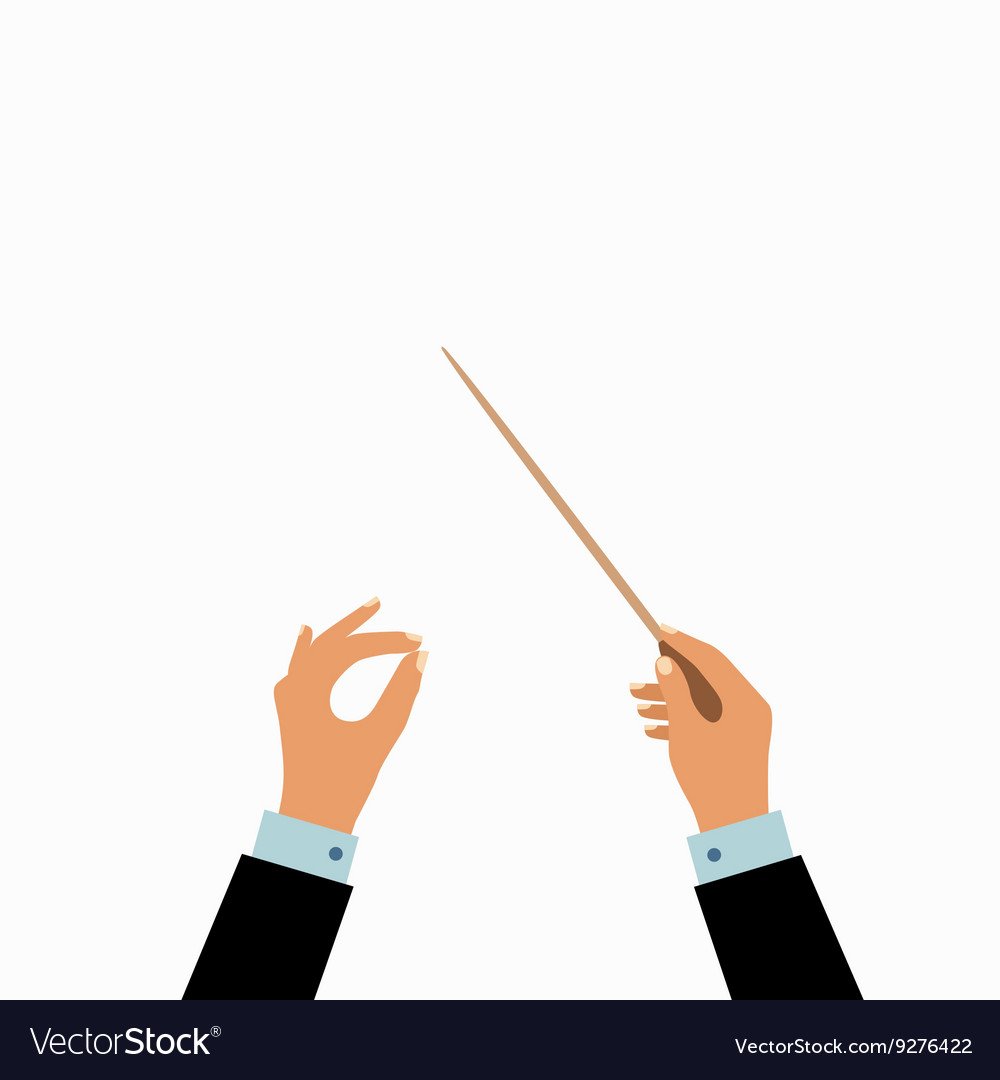 Дирижер детская картинка