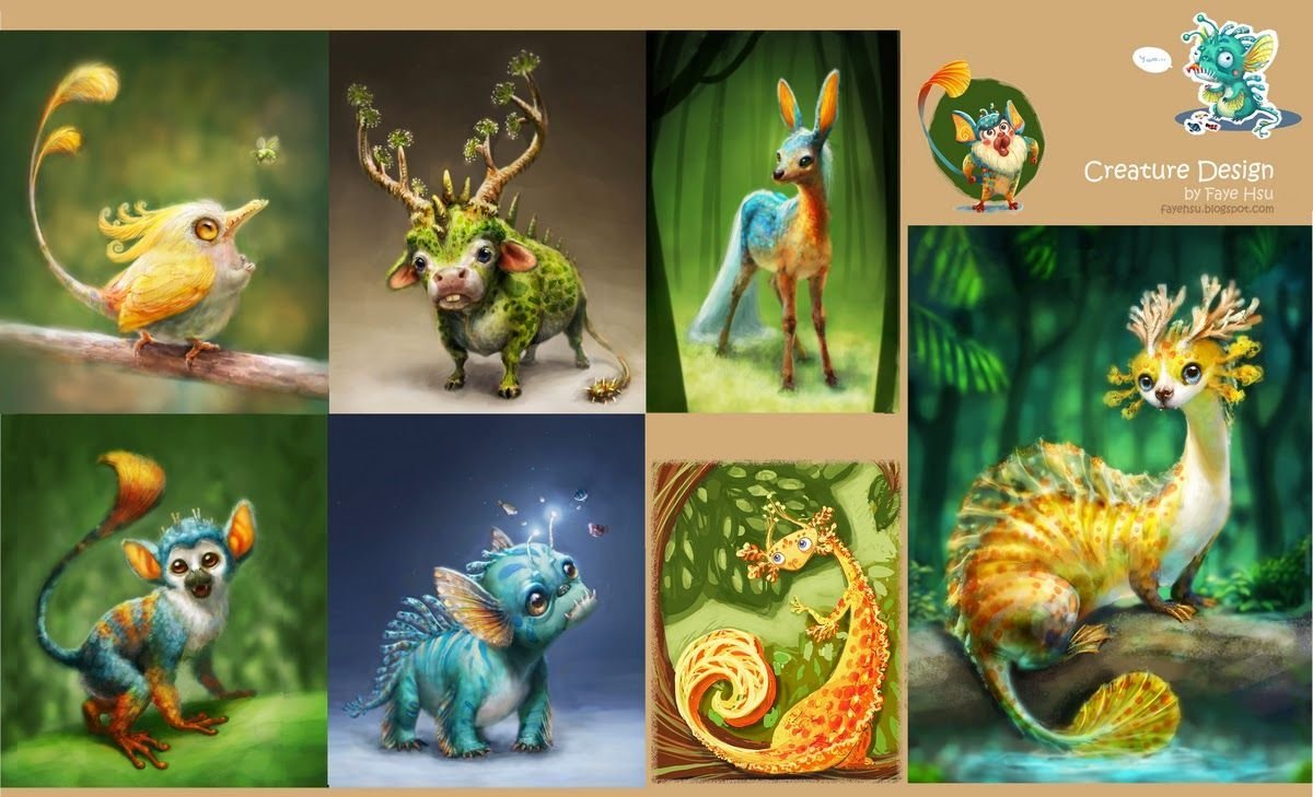 Картинки волшебных животных