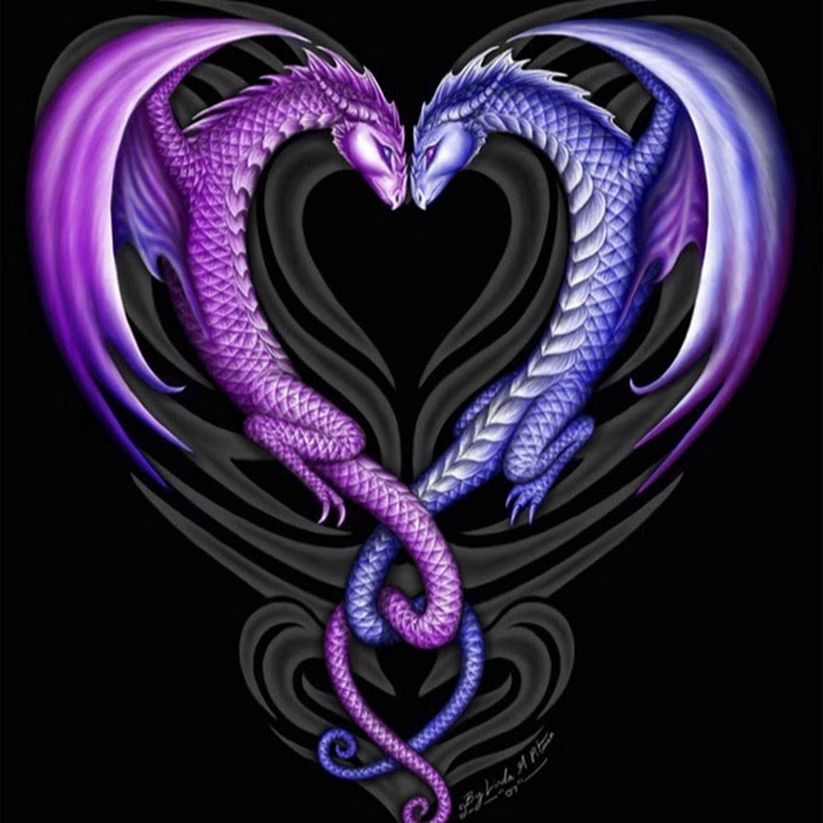 Фиолетовый дракон Мэл