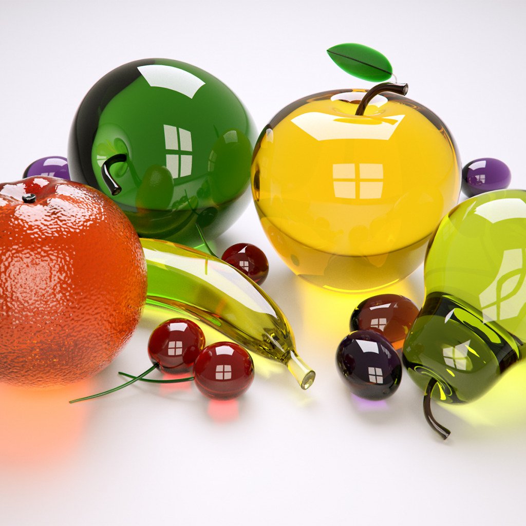 Стеклянное яблоко