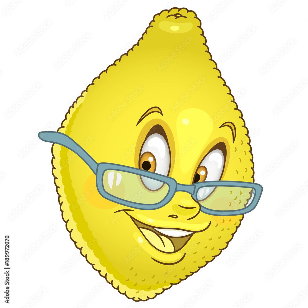 Крутой лимон в очках