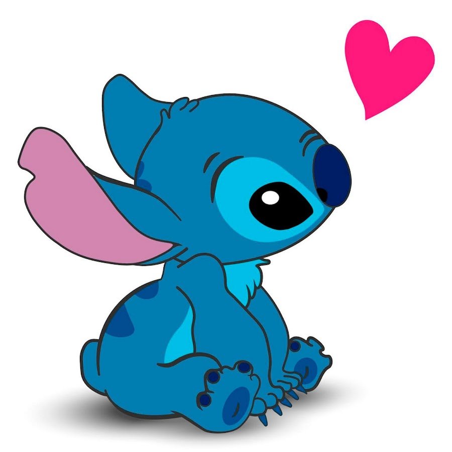 Розовый Стич и синий Стич