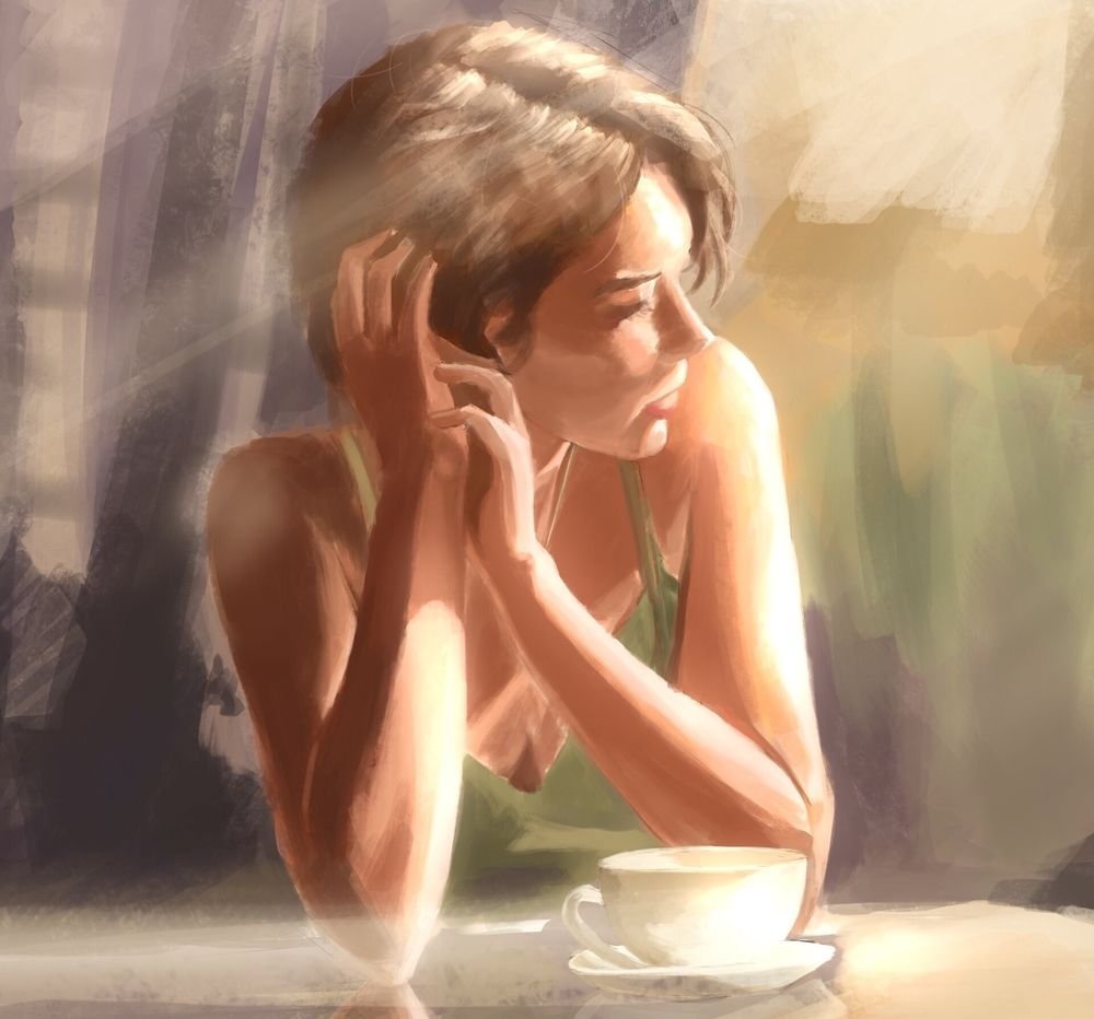 Задумчивый ребенок