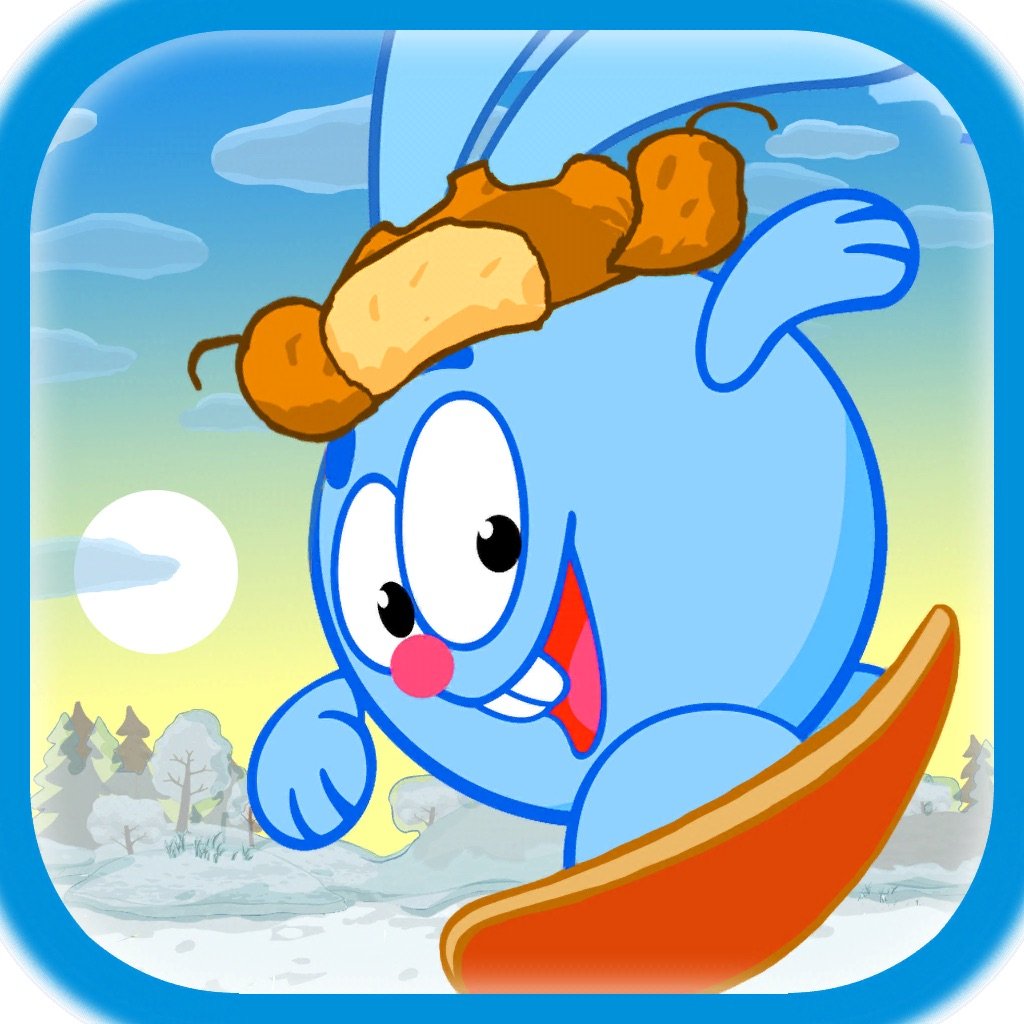 Смешарики Крош зимой