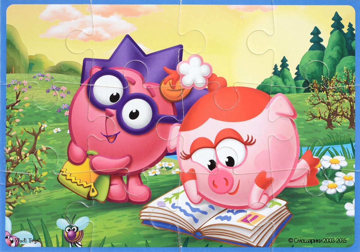 Мягкие пазлы Смешарики влади Тойс