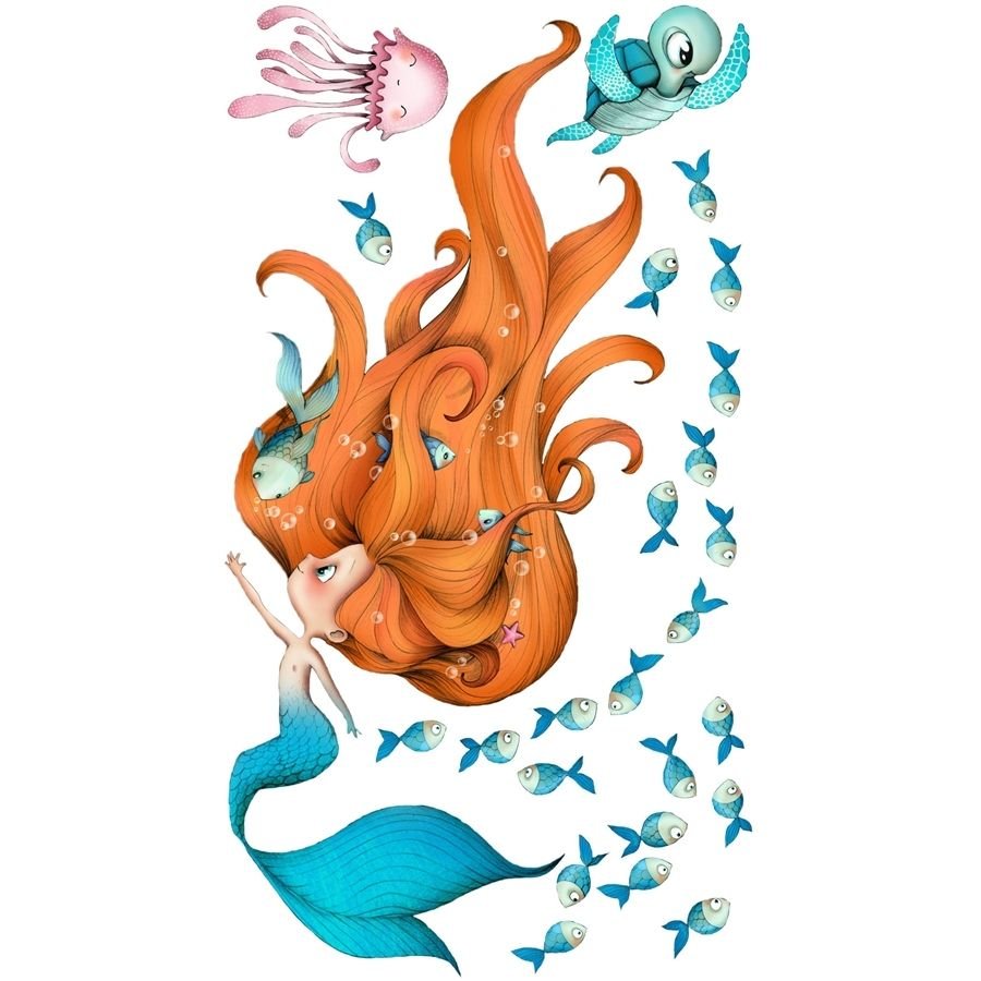 Стикеры Русалка