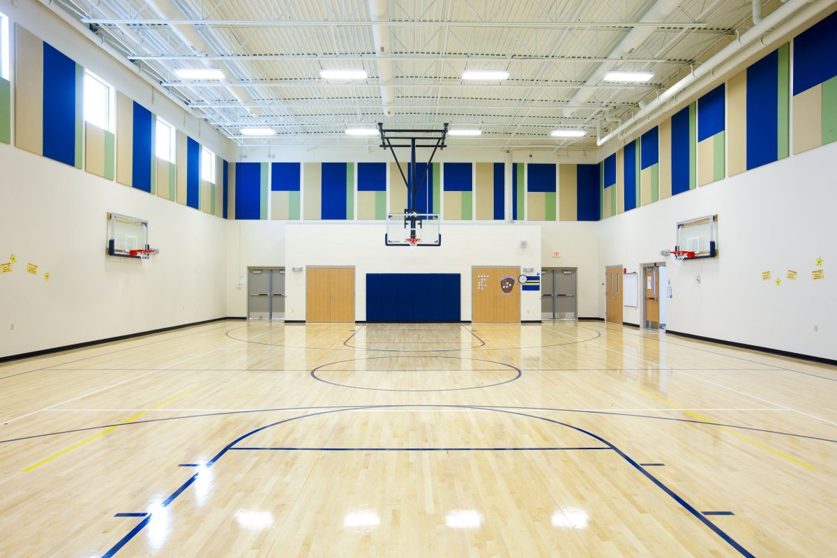 Спортзал в американской школе