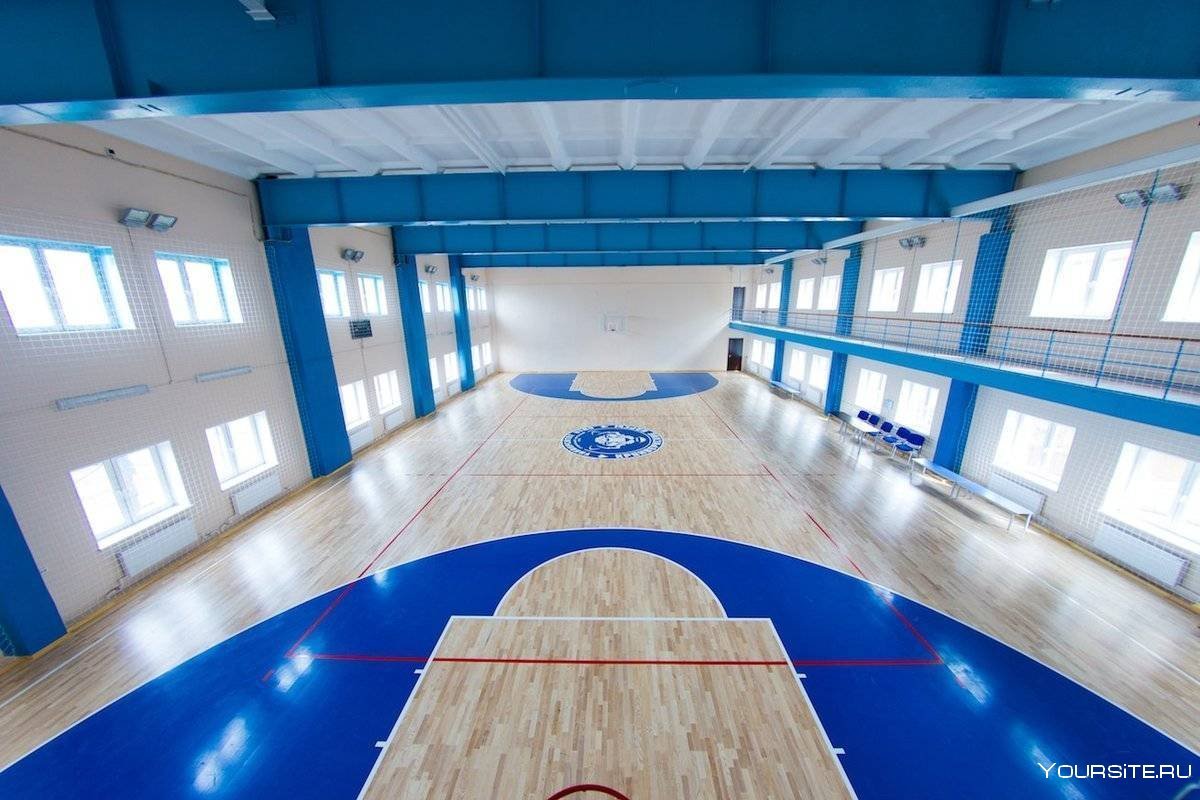 Современный школьный спортзал