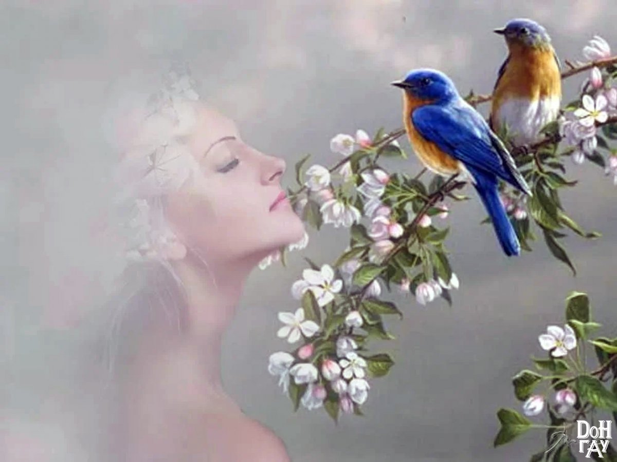 Девушка в полете