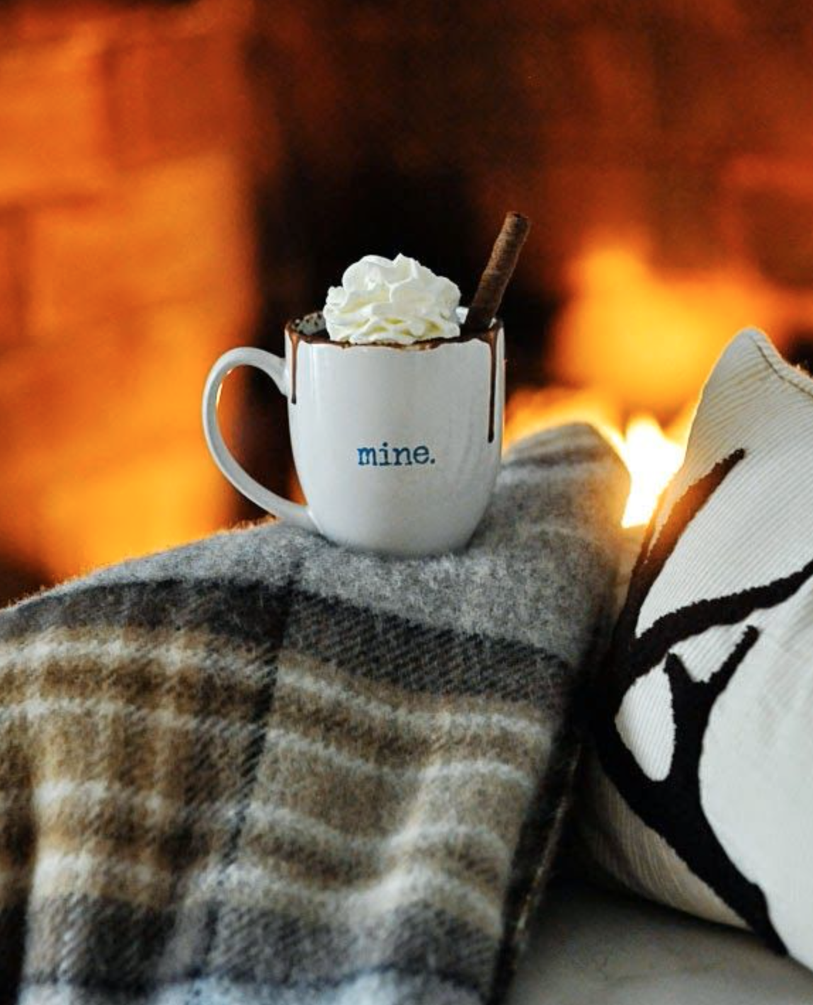 Плед и горячий чай