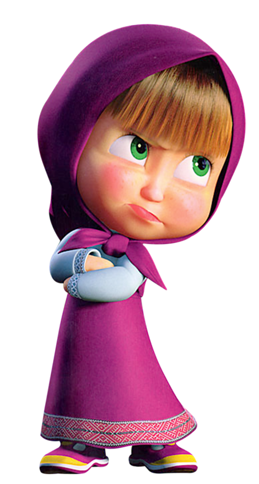 Злая Маша из мультика Маша и медведь