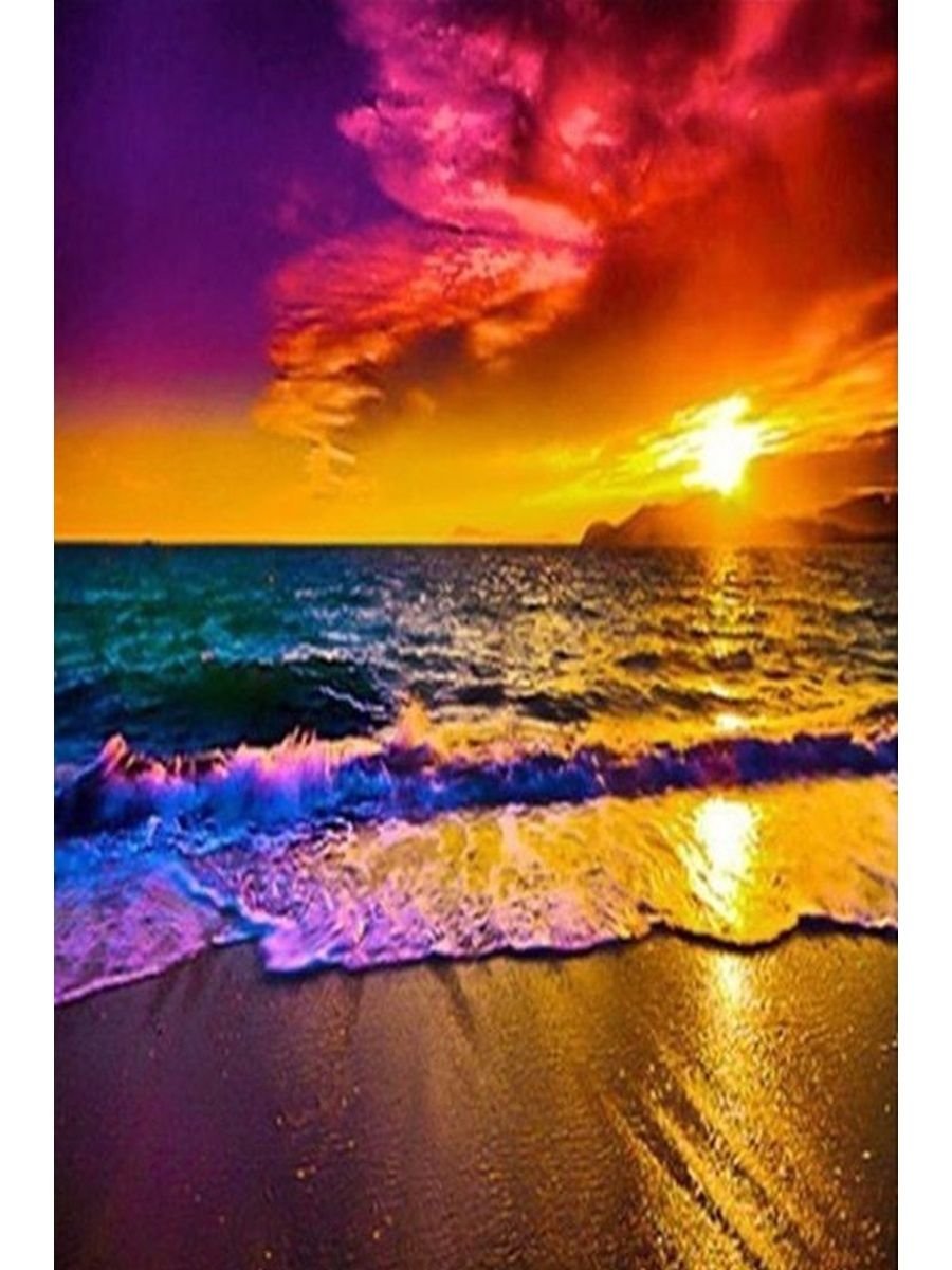 Разноцветный закат