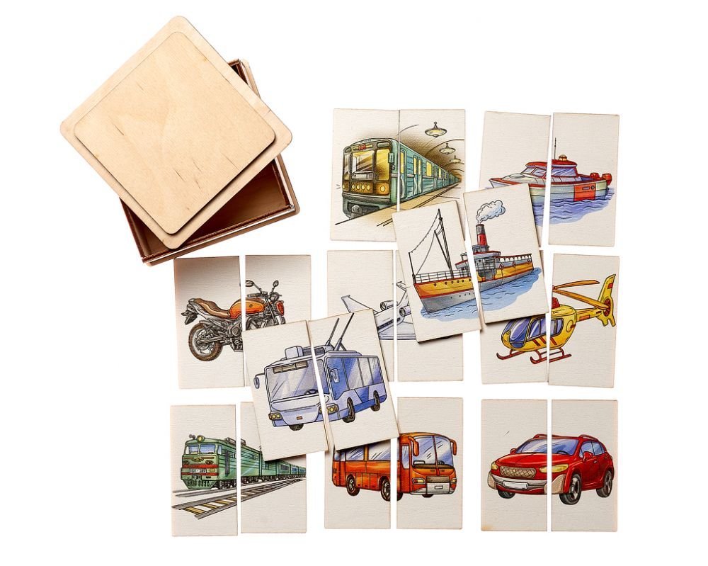 Половинки транспорт наклейки