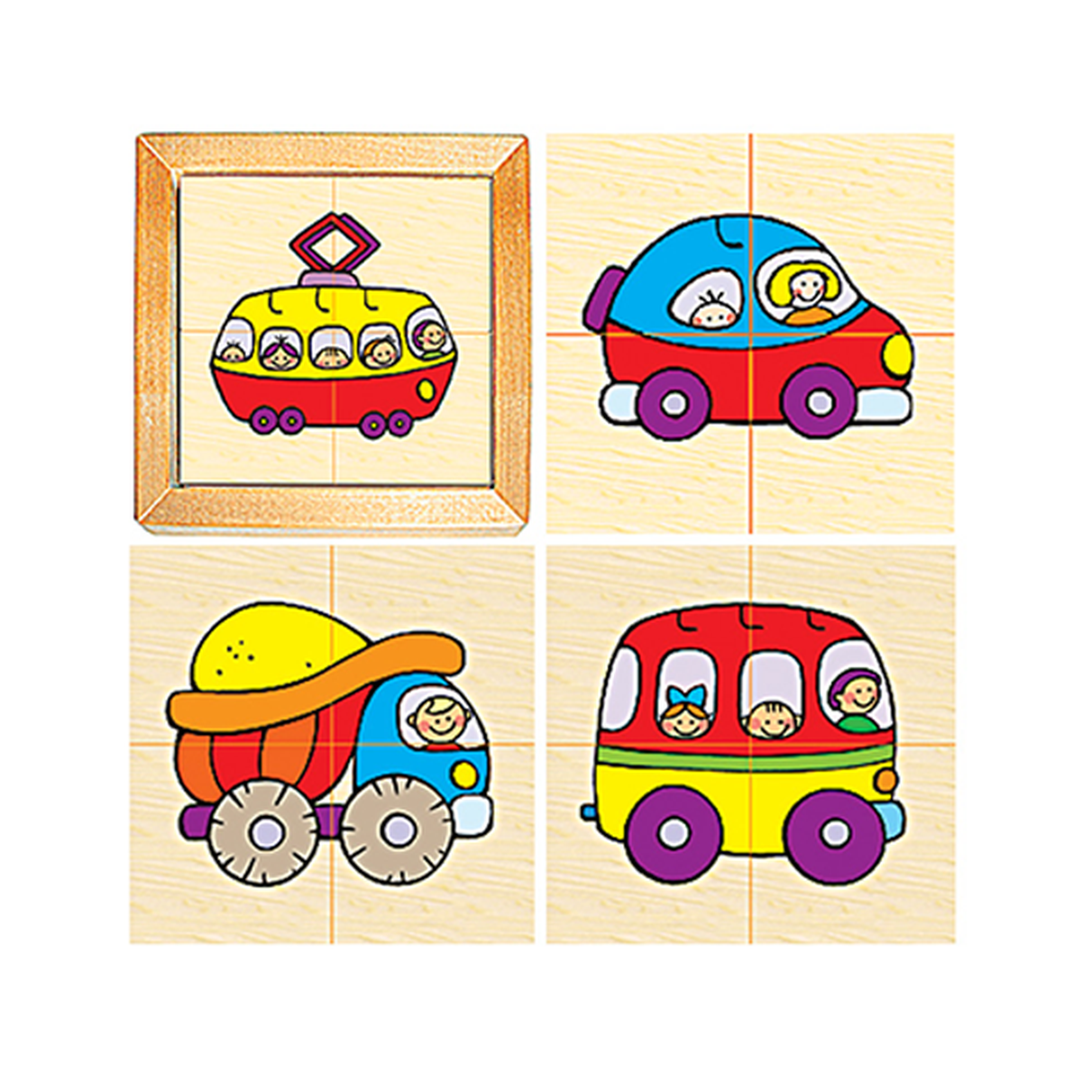 Разрезные автомобили для детей