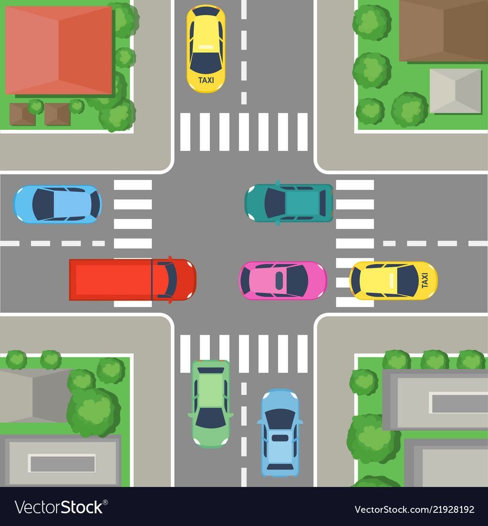 Макет дороги (перекрестки)