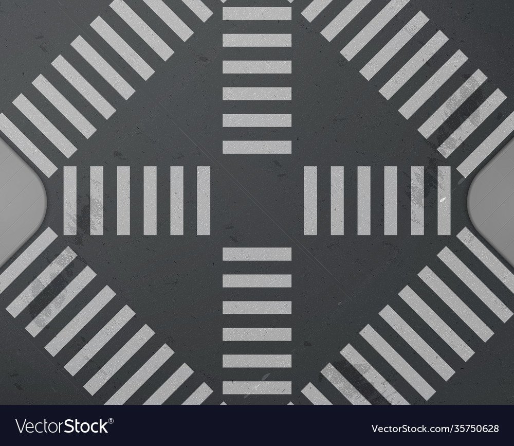 Перекресток дорог вид спереди