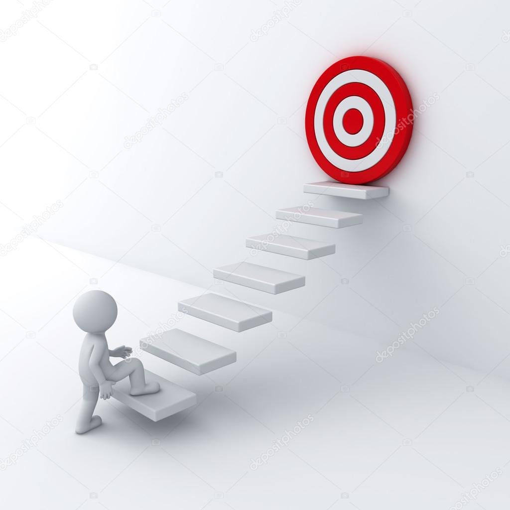 Достижение цели человечки