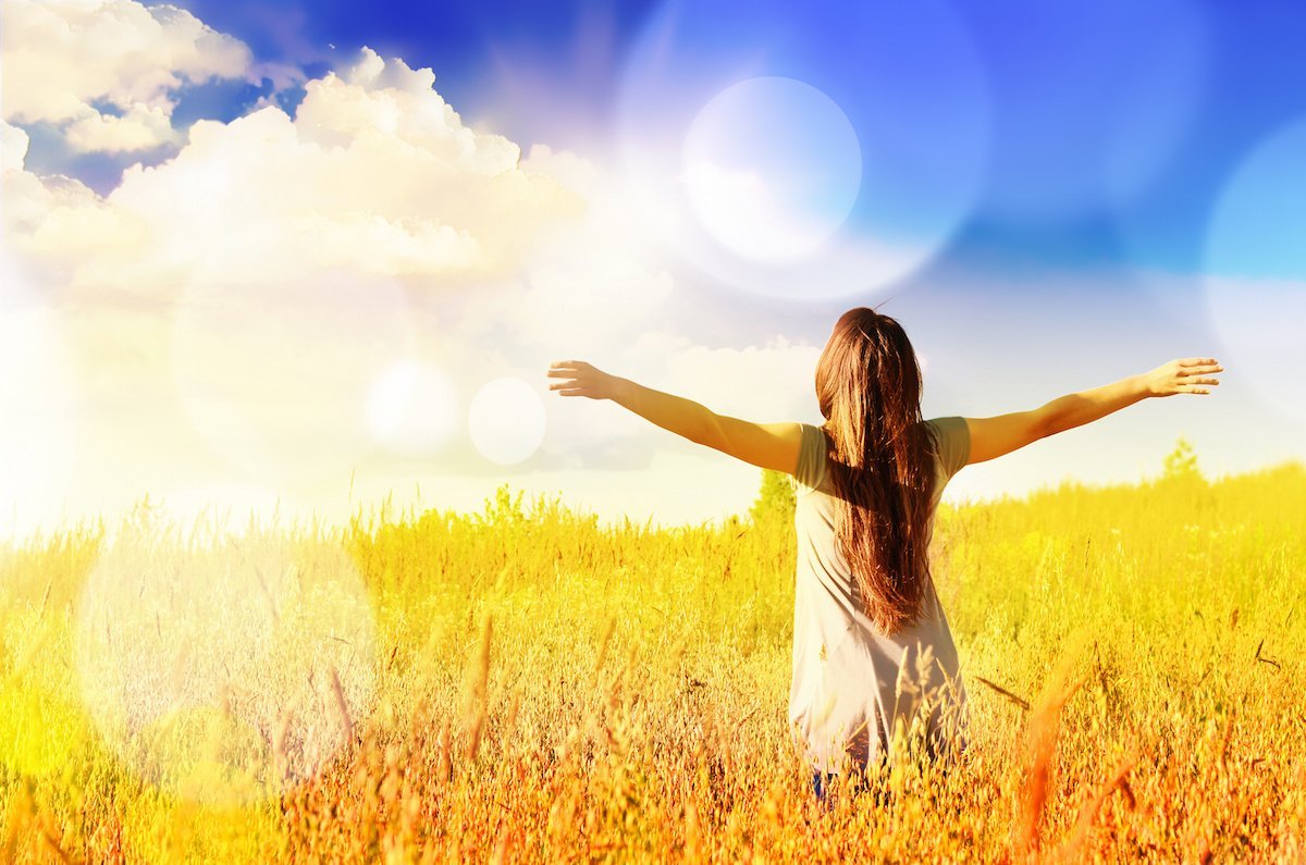 Счастливая женщина